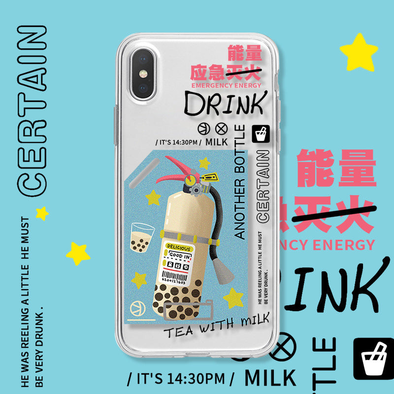 Boba Tea Energy Graphic iPhone Case