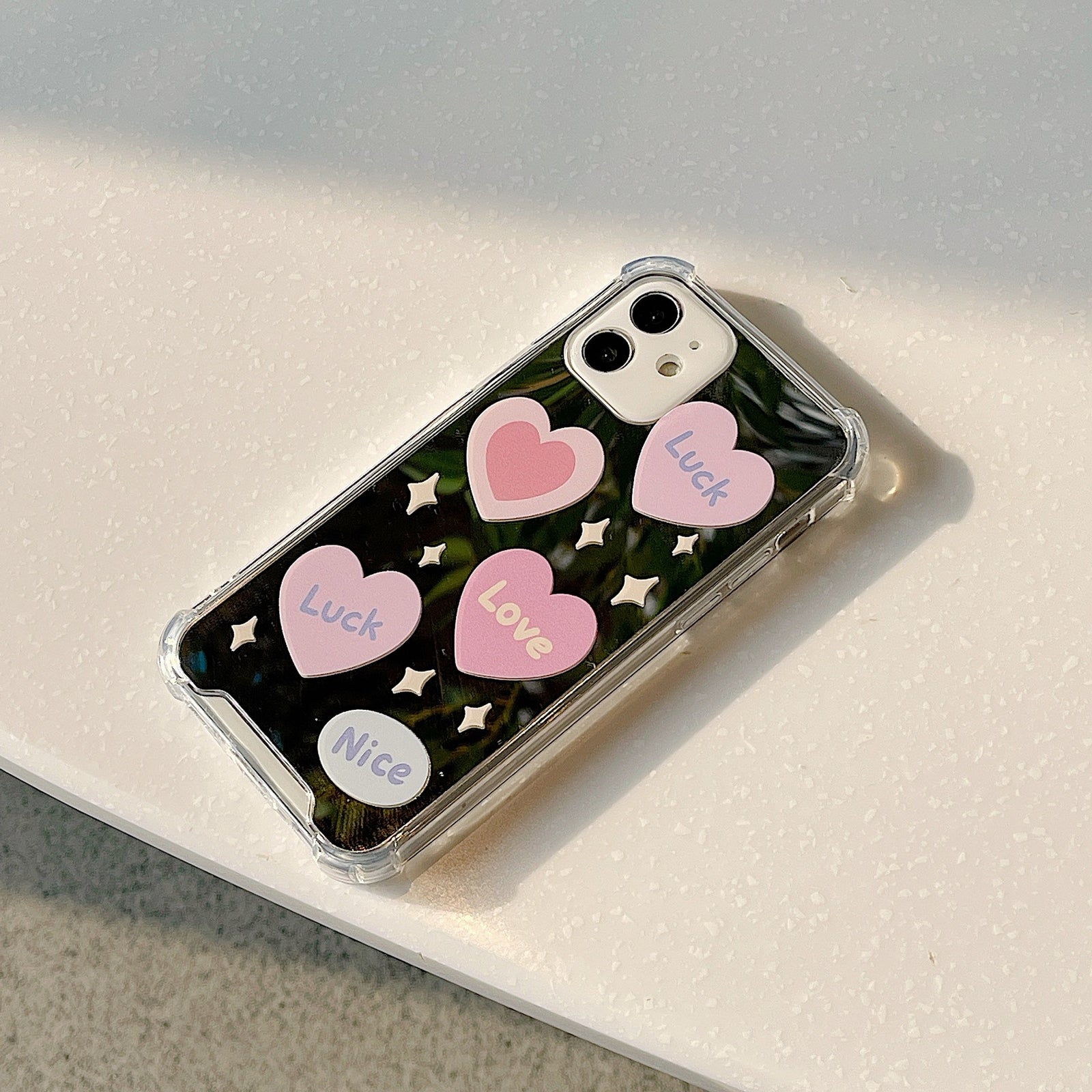 Vibe Heart Mirror Case