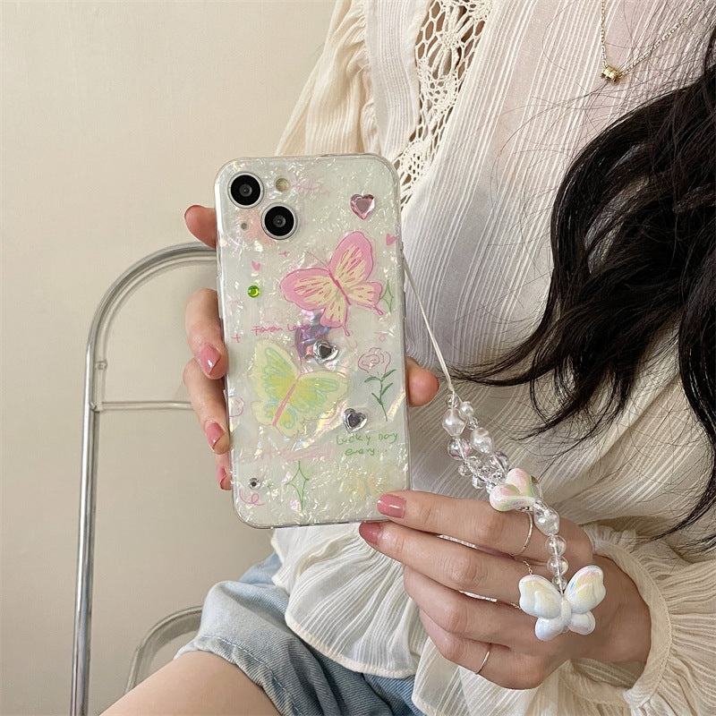 Butterfly Marble Texture Case