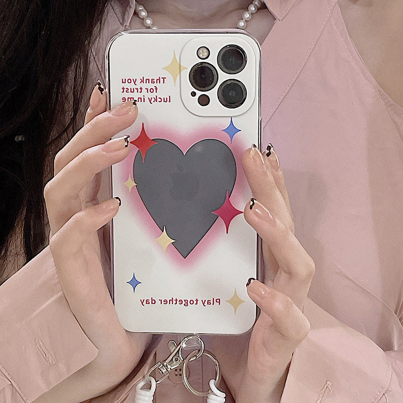 Her heart overflowed with love Graphic  Chain Case