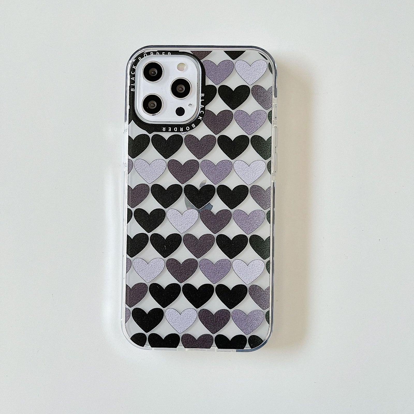 Heart Print Graphic iPhone Case