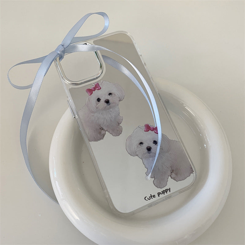 Cute Puppy Mirror Case