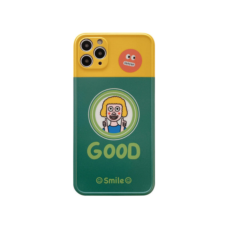 GOOD NICE Couple Graphic iPhone Case