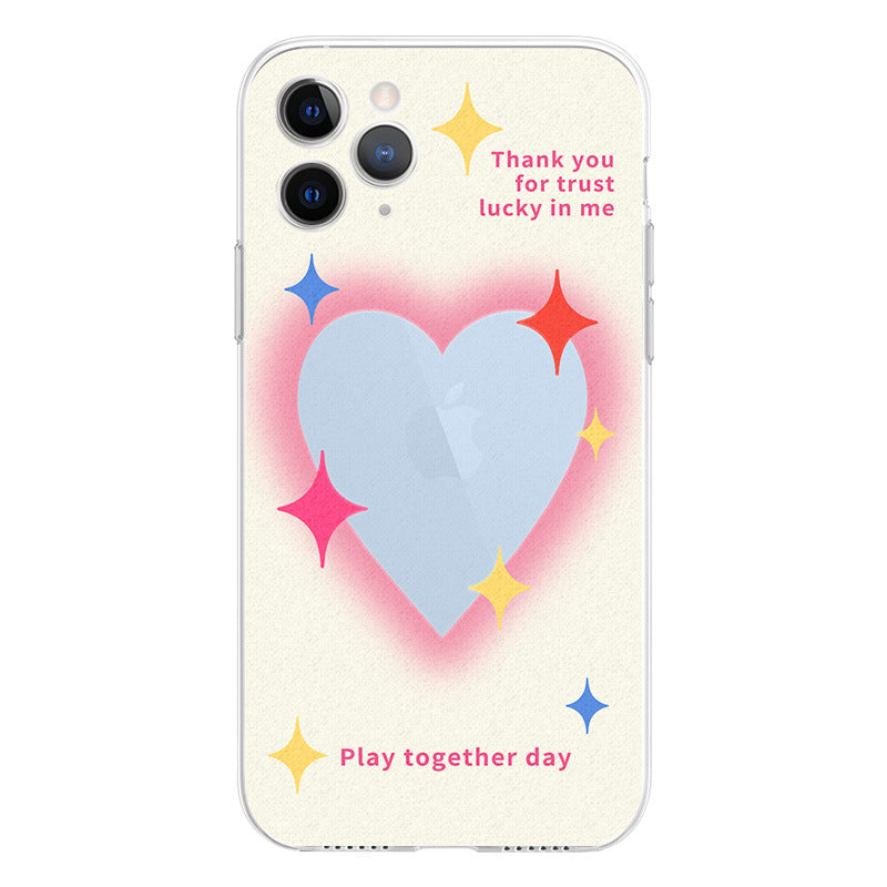 Her heart overflowed with love Graphic  Chain Case