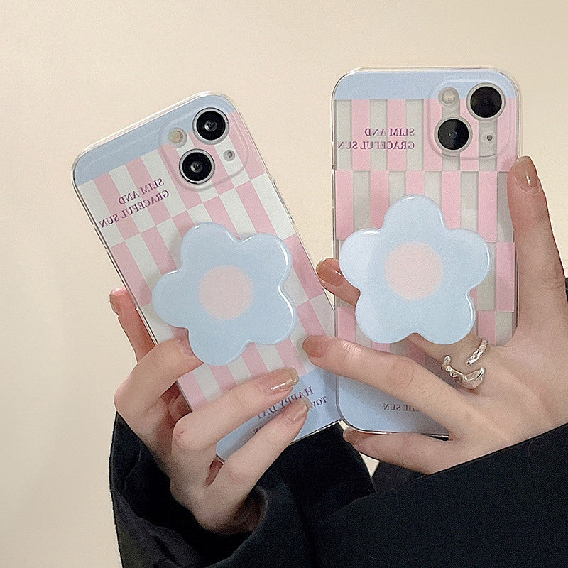 Checkerboard Floral Case