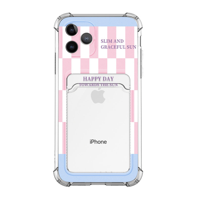 Pink  Checkerboard Case