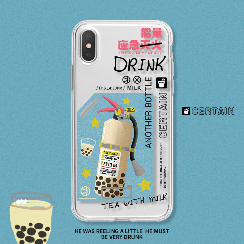 Boba Tea Energy Graphic iPhone Case