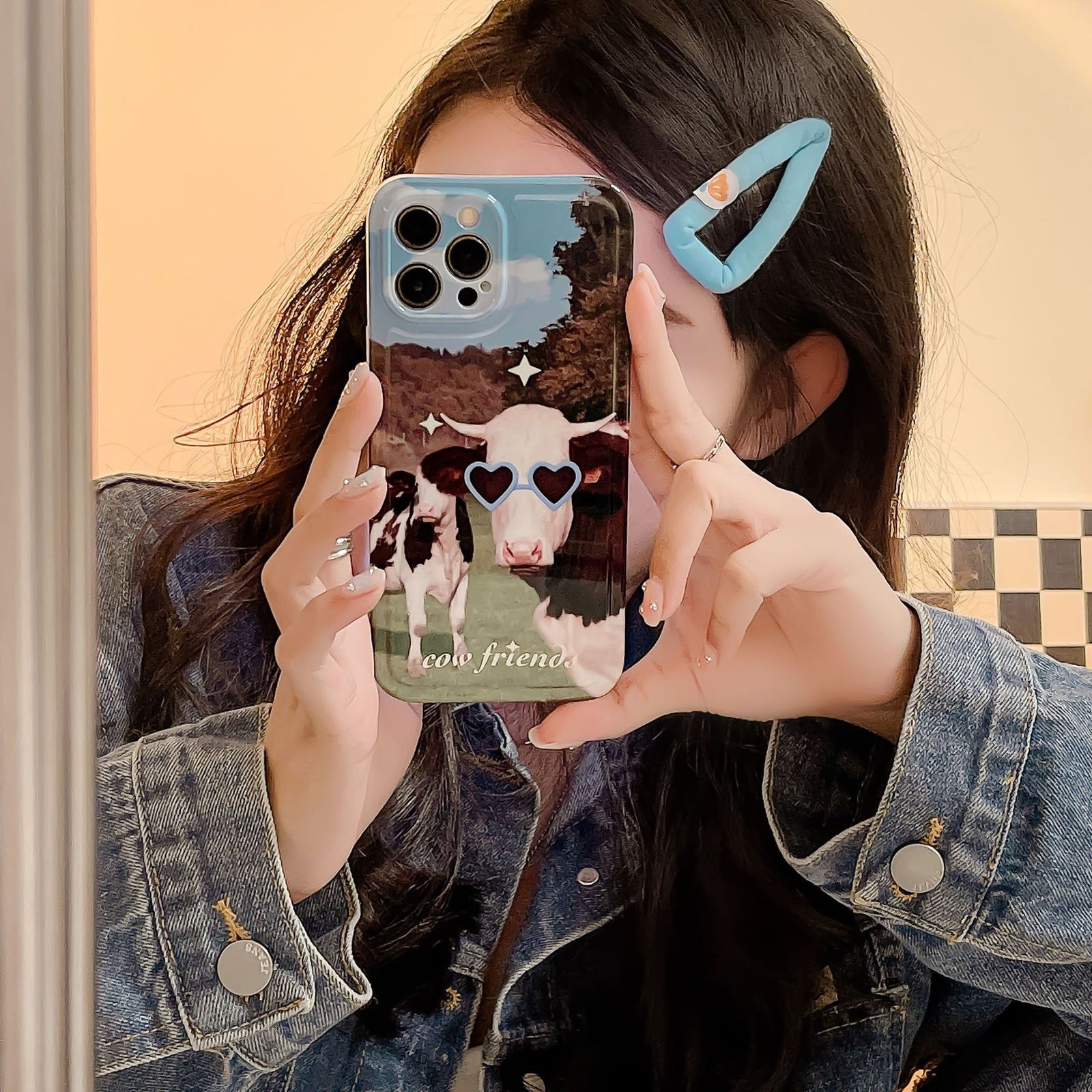 Heart Sunnies Moo Case