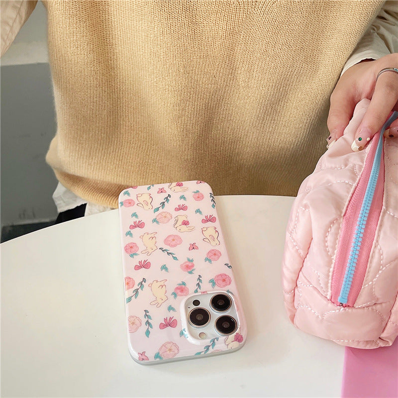 Floral Bunny Case