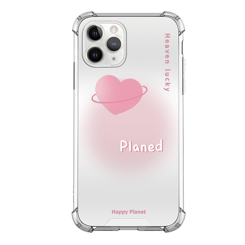 Heart Planet Mirror Case