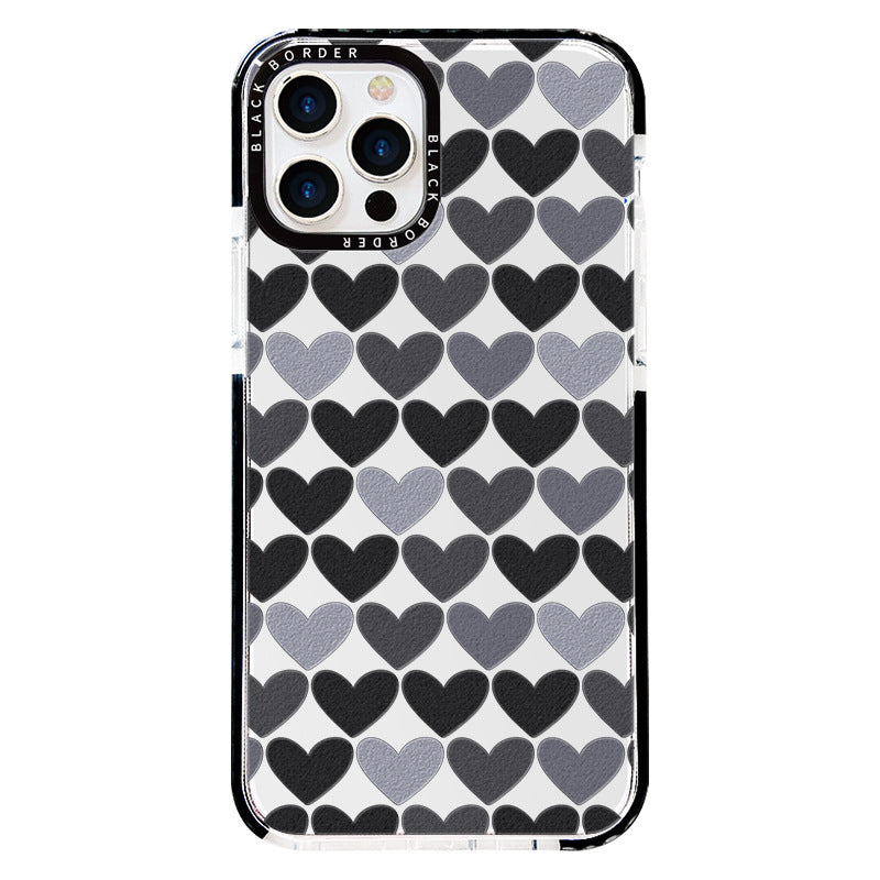 Heart Print Graphic iPhone Case