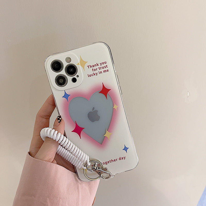 Her heart overflowed with love Graphic  Chain Case