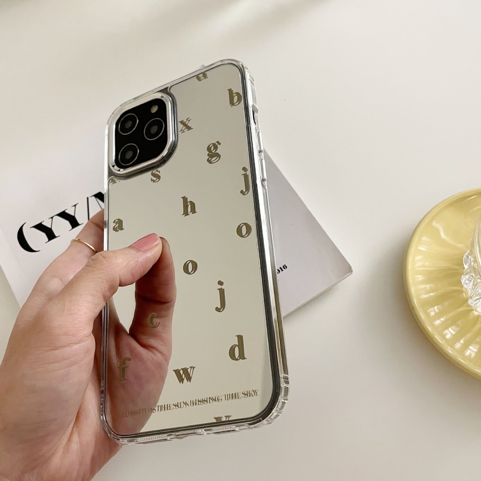 Alphabet Mirror Case