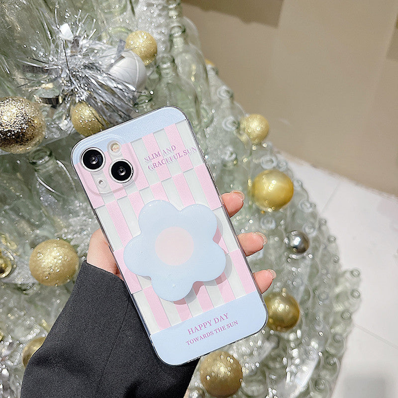 Checkerboard Floral Case