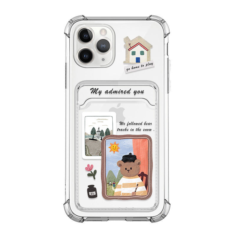 Oil Paint Transparent Case