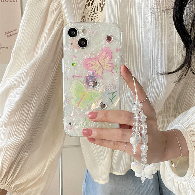 Butterfly Marble Texture Case