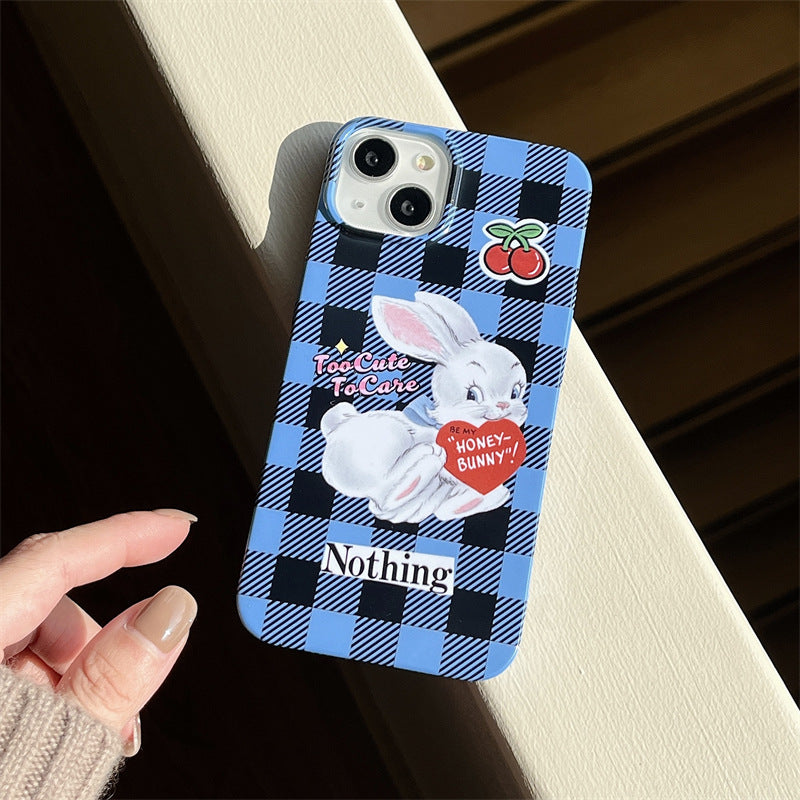 Cherry Bunny Plaid Case