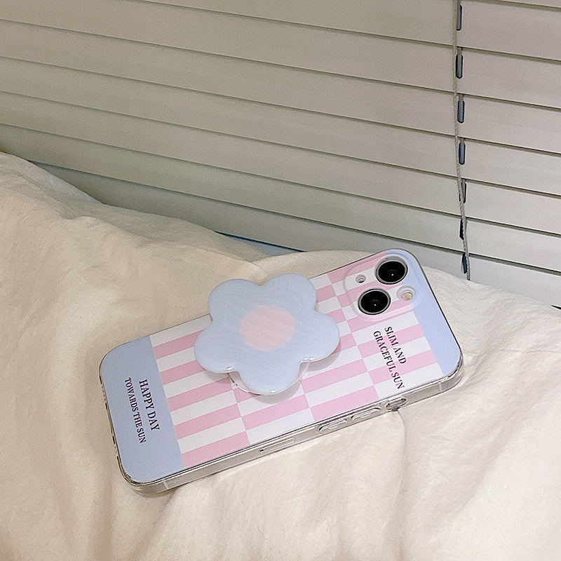 Checkerboard Floral Case