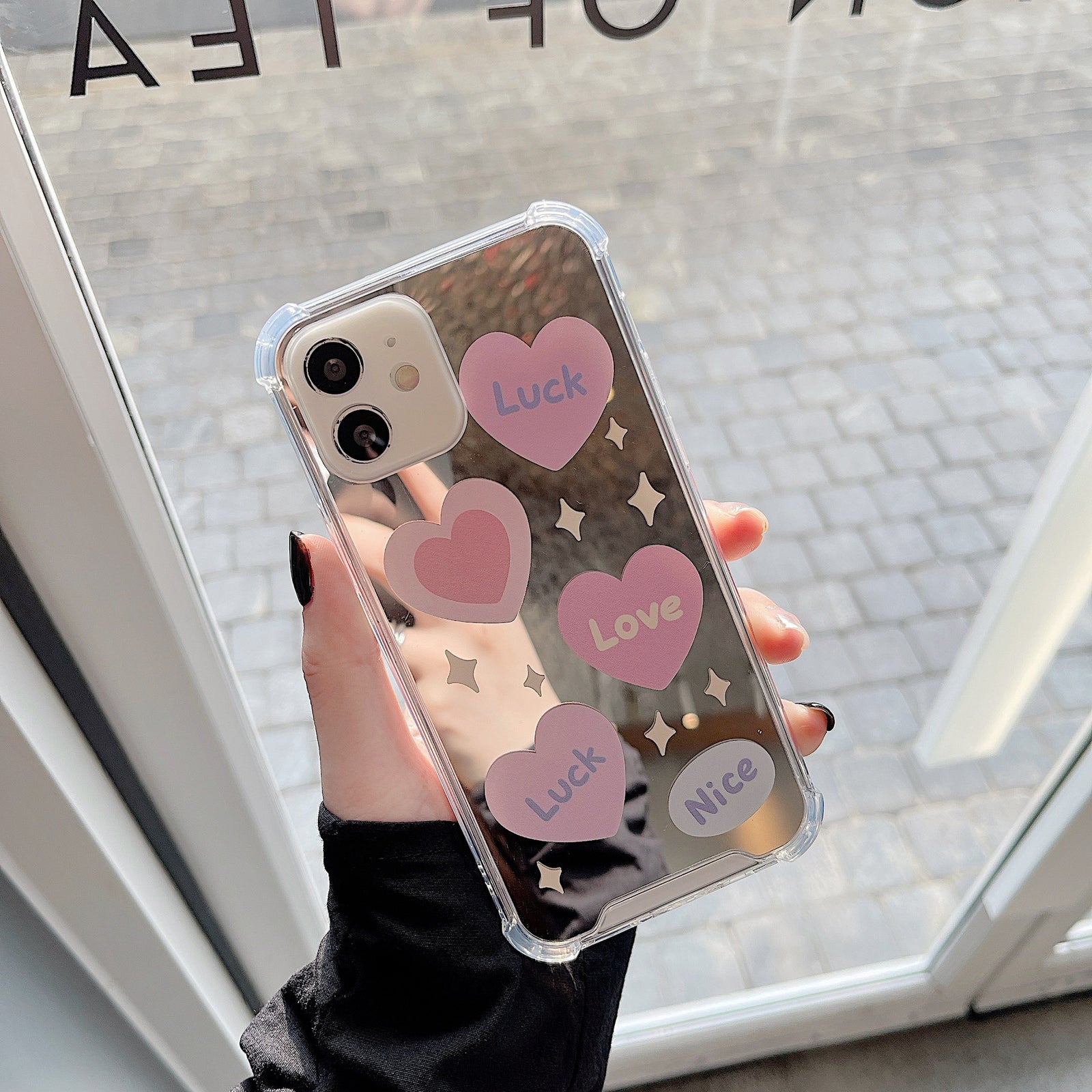 Vibe Heart Mirror Case