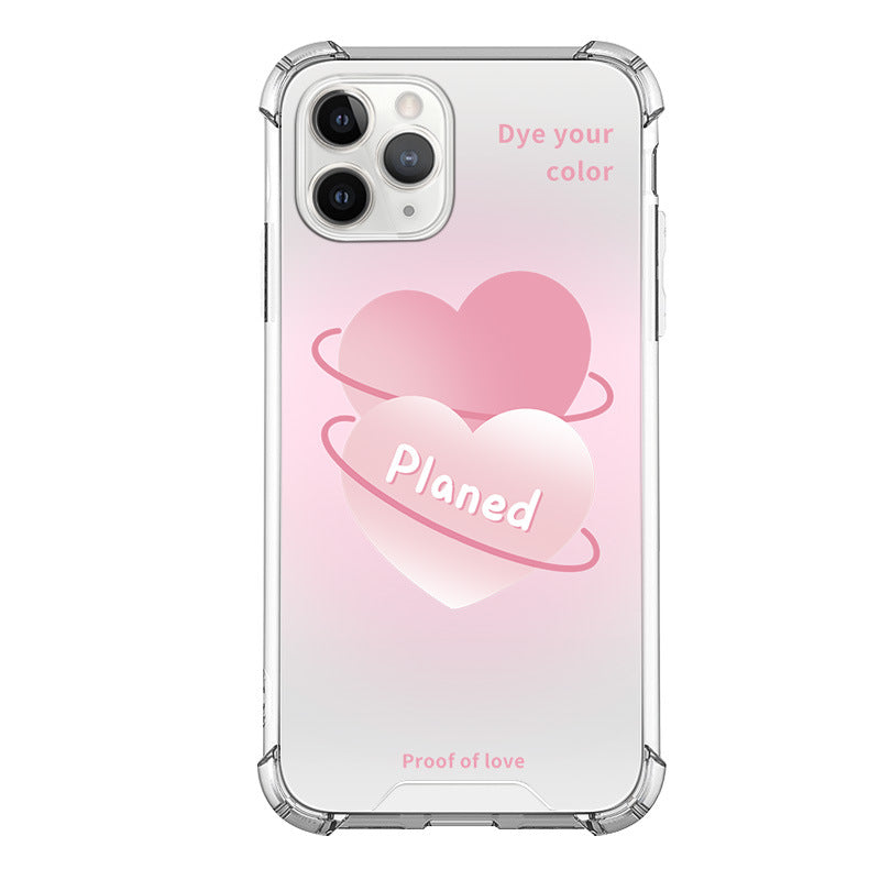 Heart Planet Mirror Case