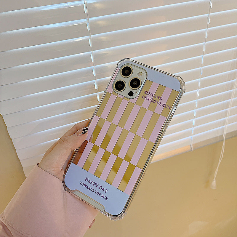 Mirror Checkerboard  Chain Case