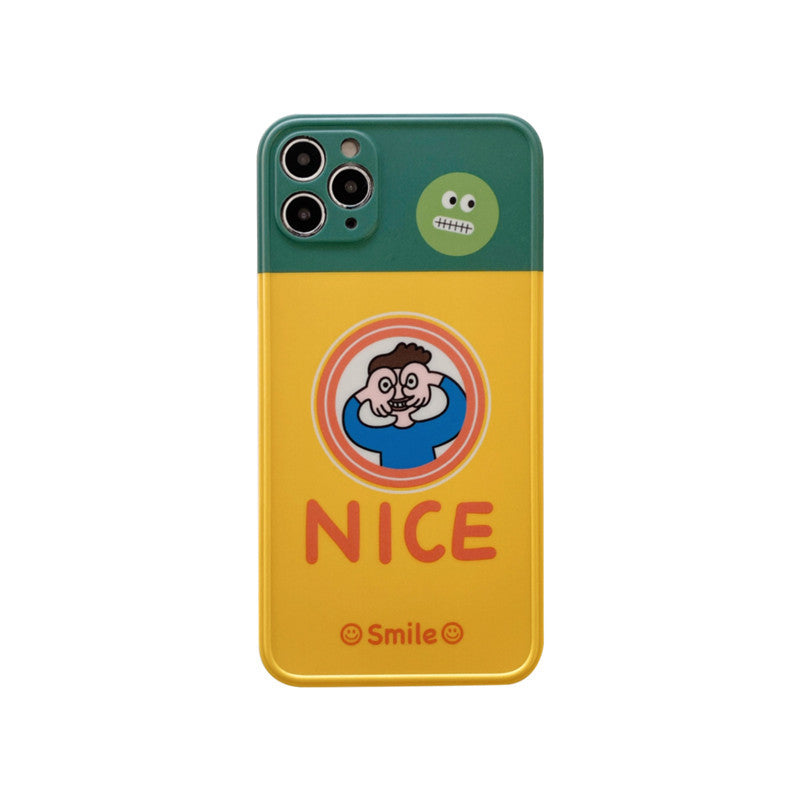 GOOD NICE Couple Graphic iPhone Case