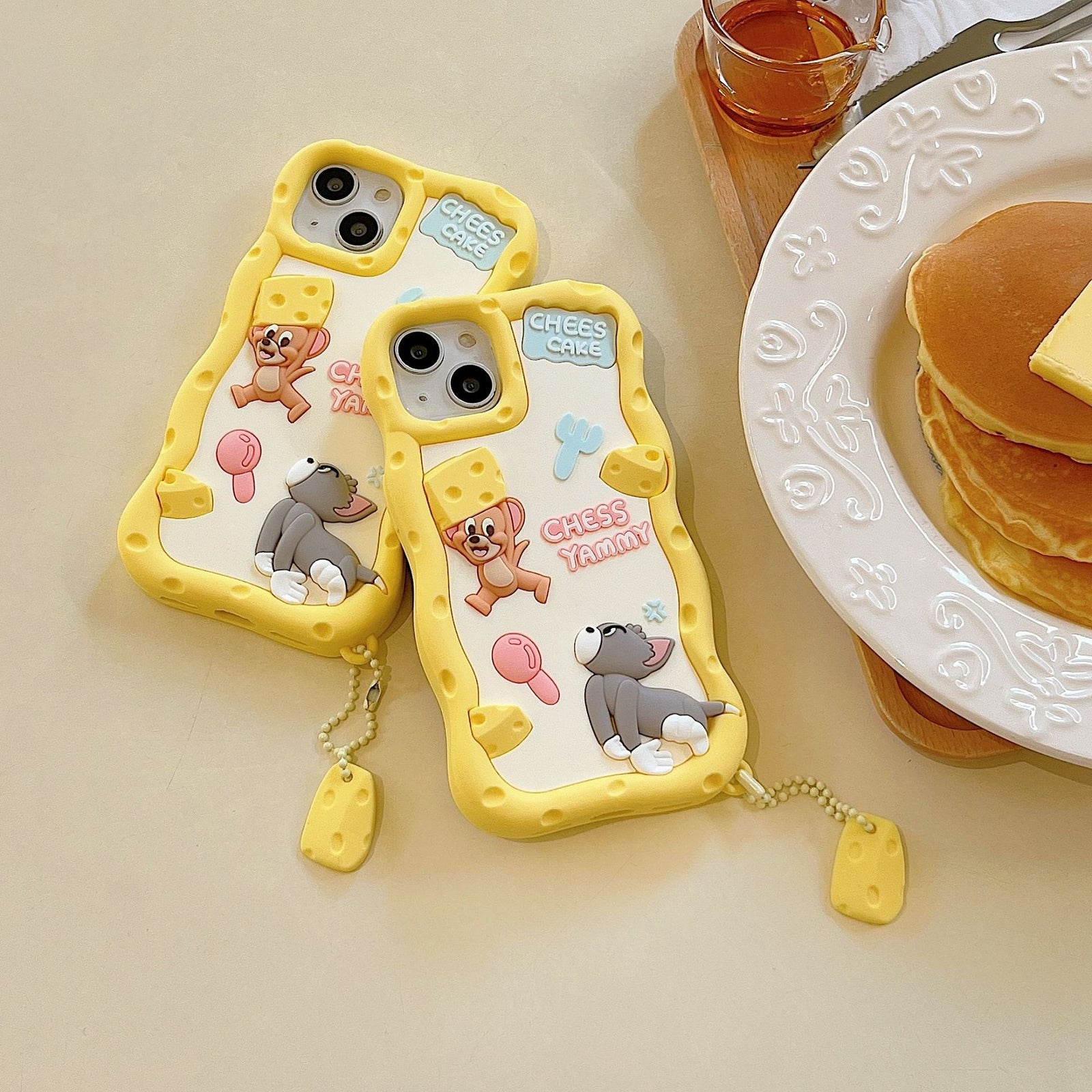 Tom and Jerry Cheese Silicone Case