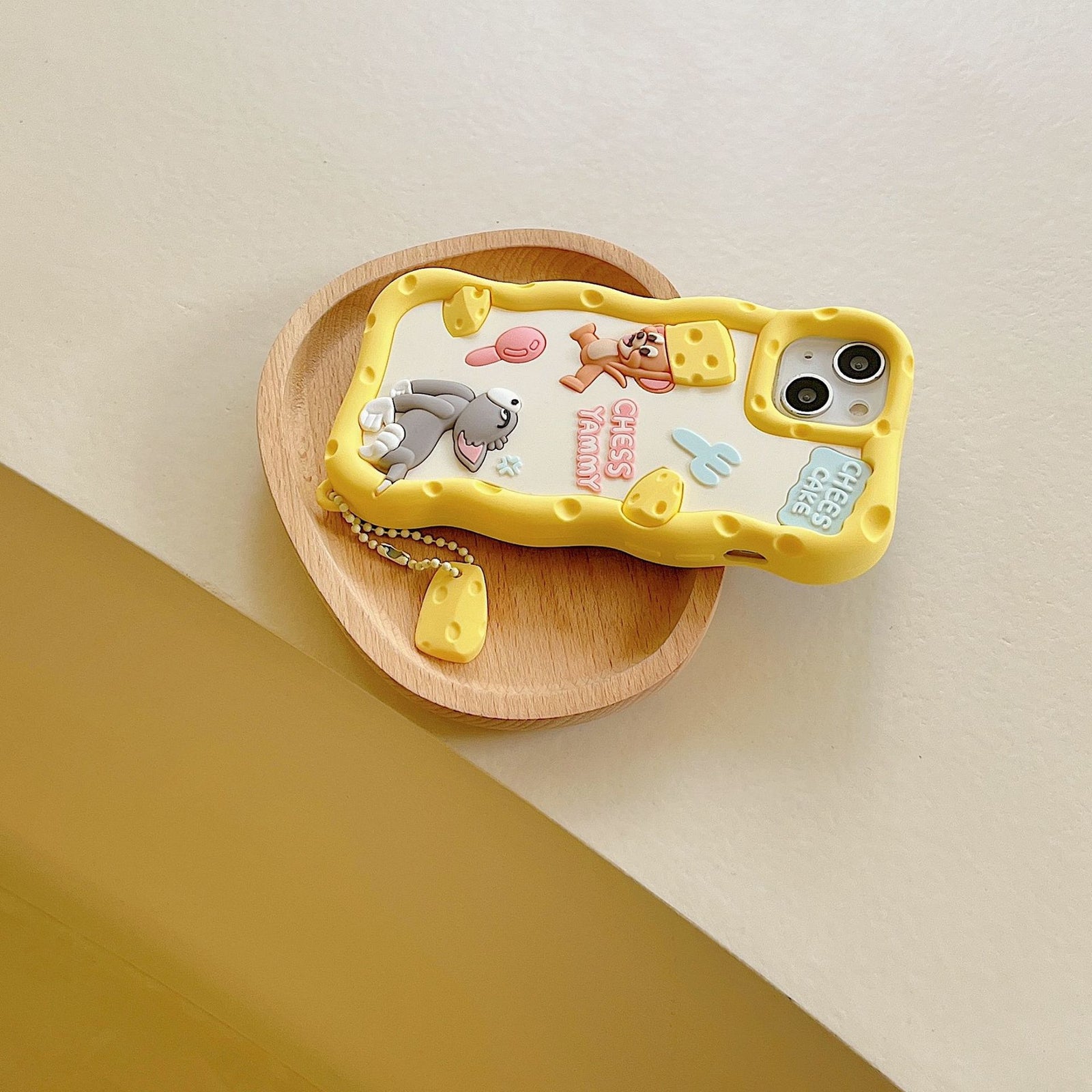 Tom and Jerry Cheese Silicone Case