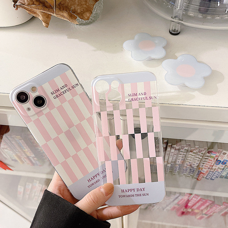 Checkerboard Floral Case