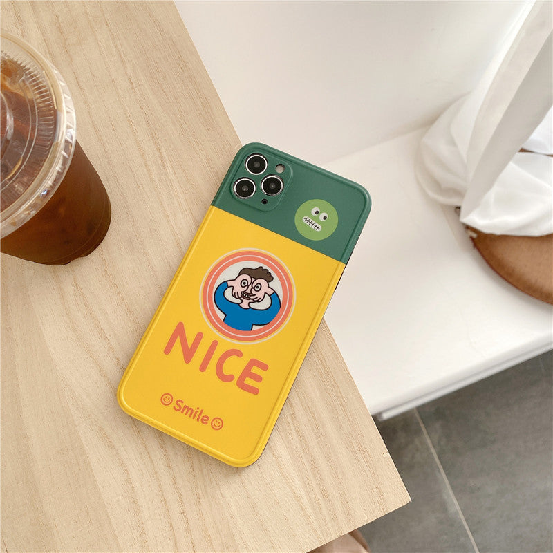 GOOD NICE Couple Graphic iPhone Case