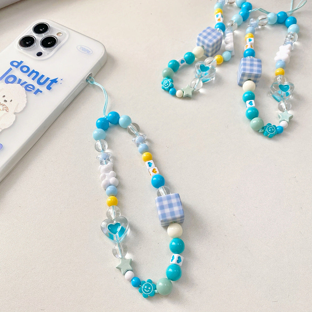 Ocean Blue Phone Charm