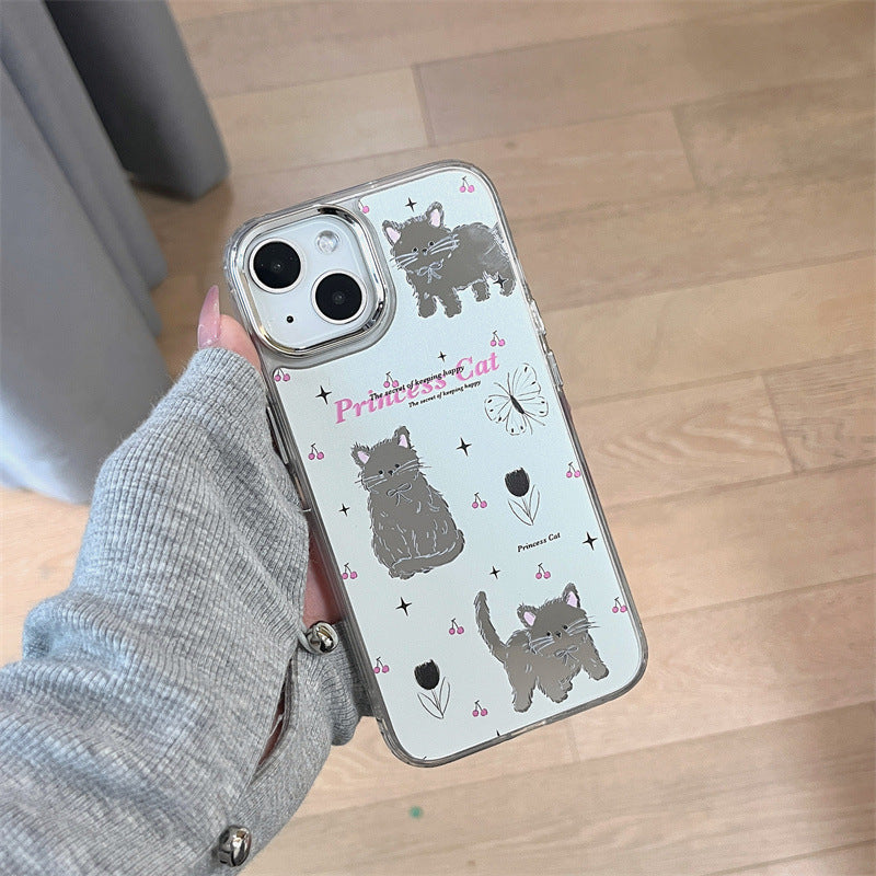 Cherry Cat Mirror Case