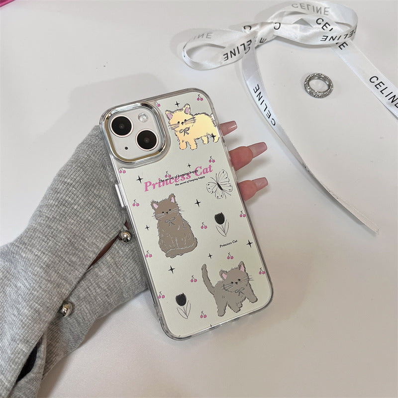 Cherry Cat Mirror Case