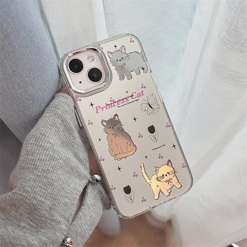 Cherry Cat Mirror Case