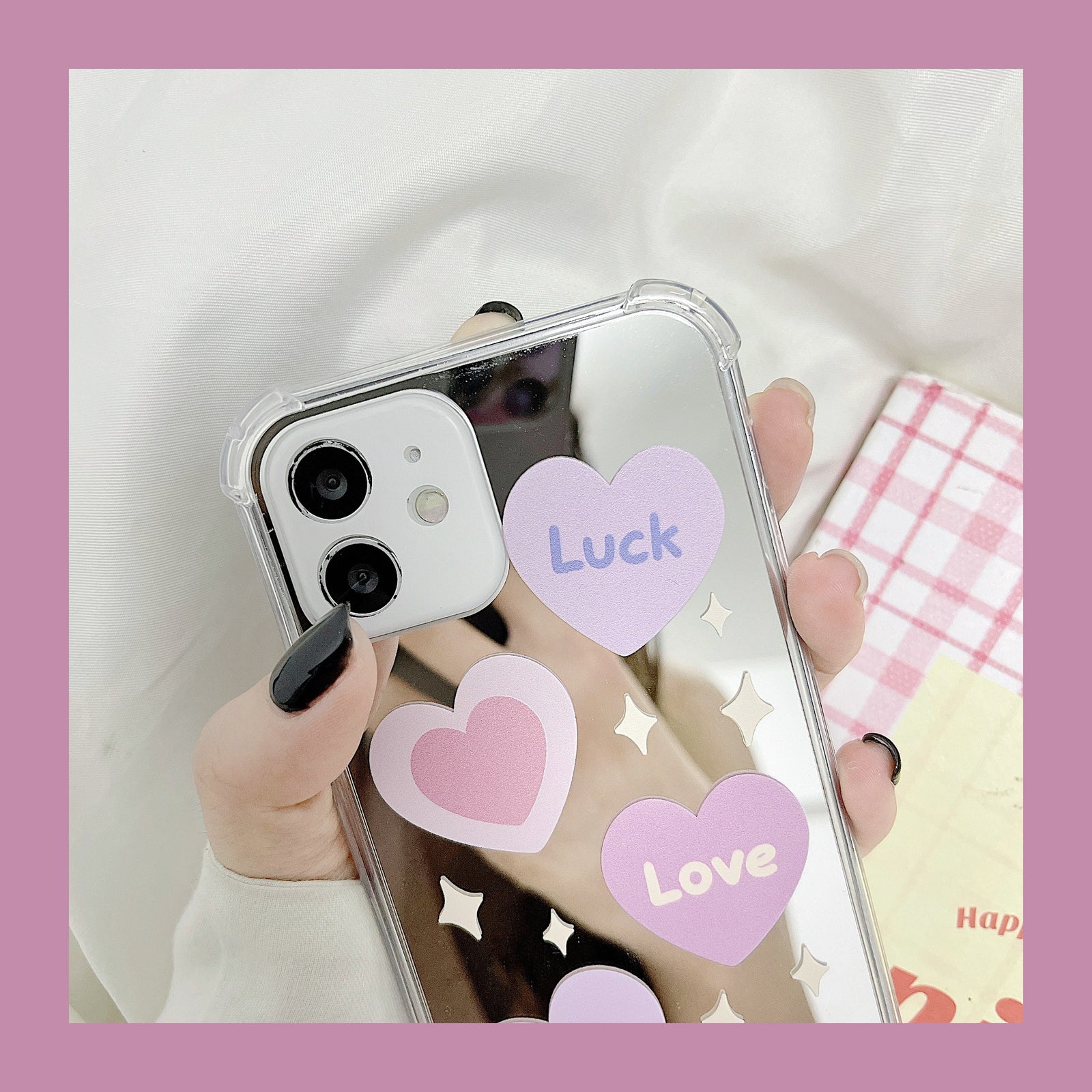 Vibe Heart Mirror Case