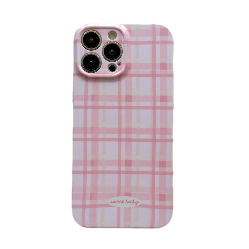 Diamond Heart Plaid Case