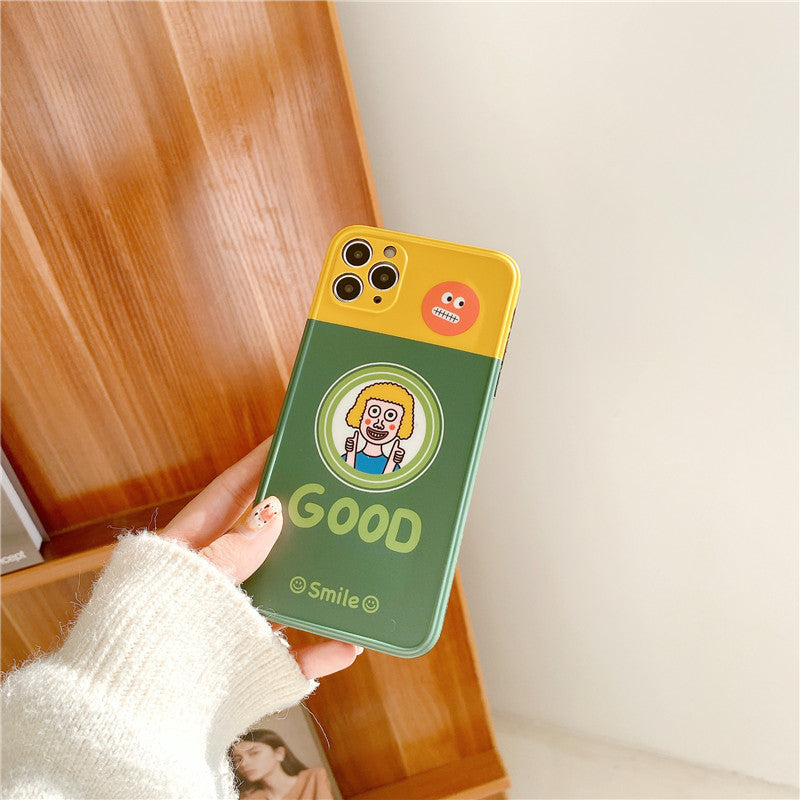 GOOD NICE Couple Graphic iPhone Case