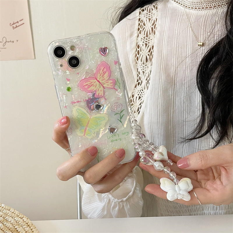 Butterfly Marble Texture Case