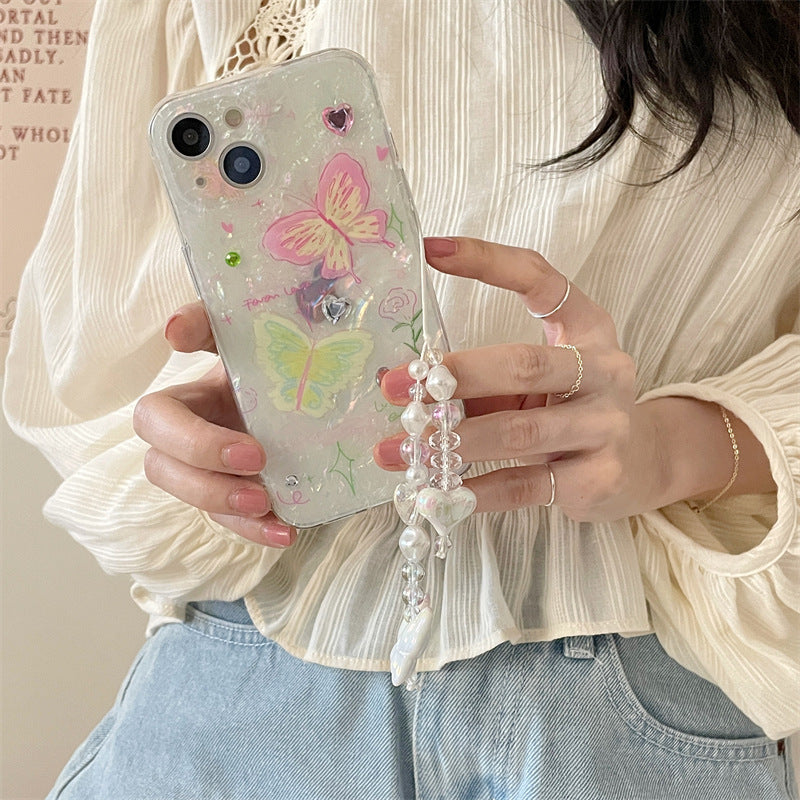 Butterfly Marble Texture Case