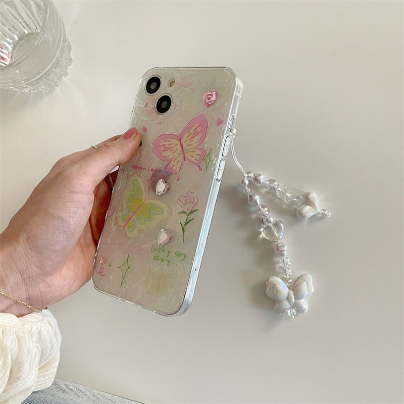 Butterfly Marble Texture Case