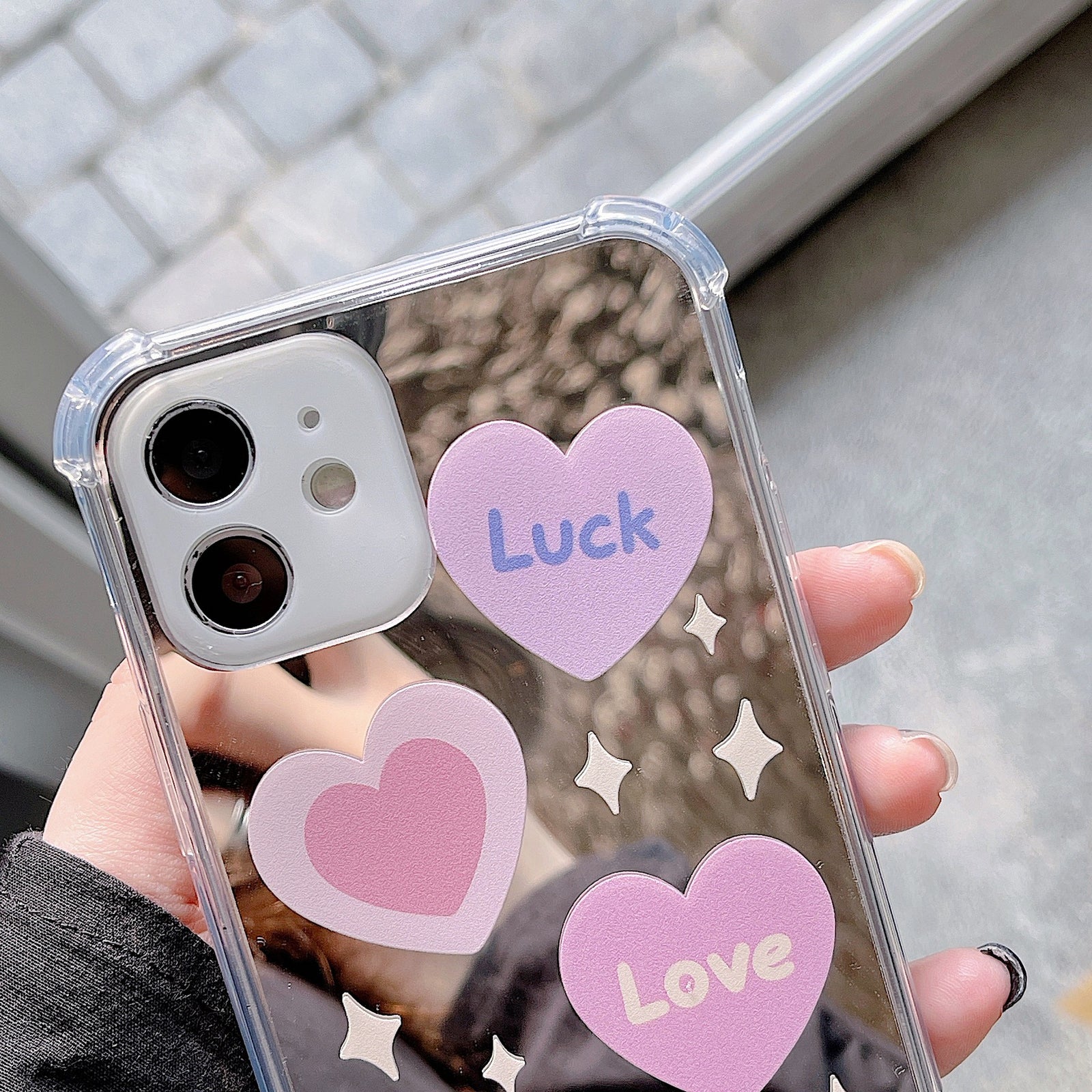 Vibe Heart Mirror Case