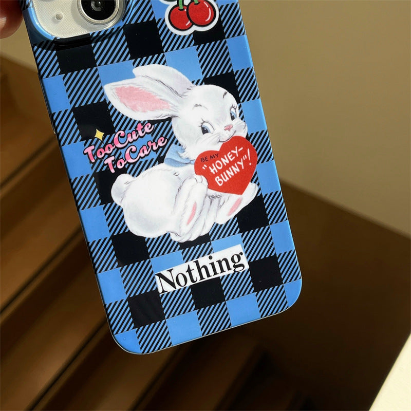 Cherry Bunny Plaid Case