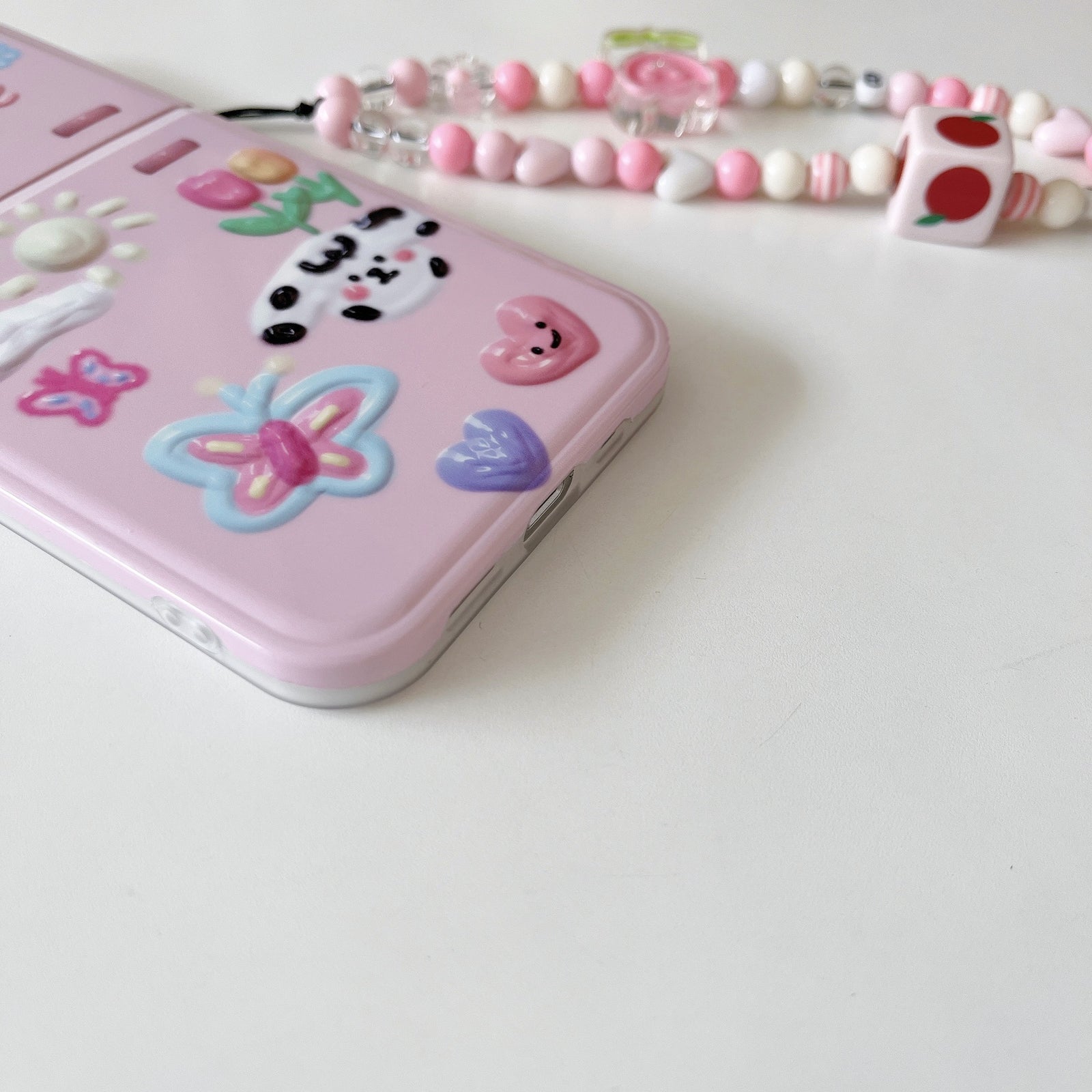 Summer Doodling Marble Chain Case