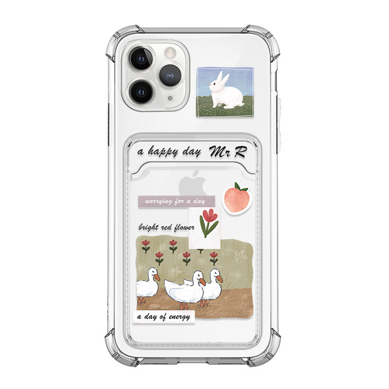 Oil Paint Transparent Case