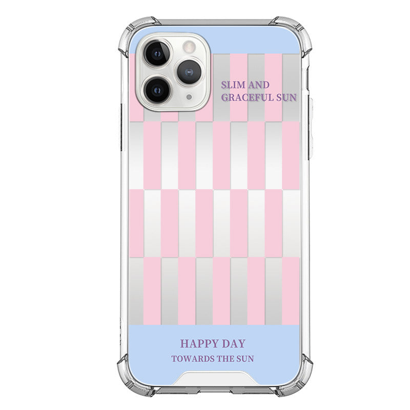 Mirror Checkerboard  Chain Case