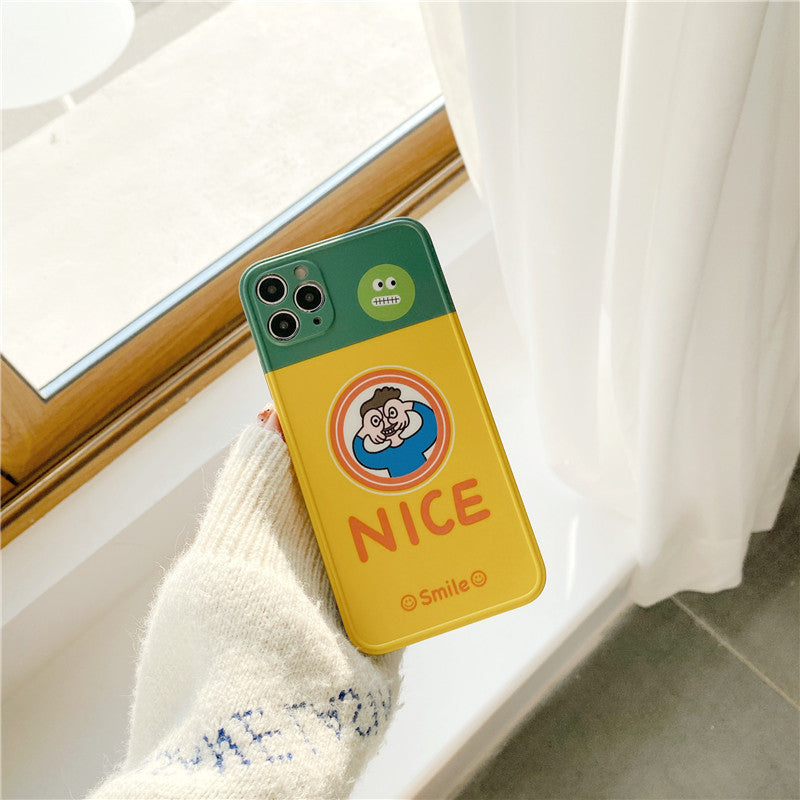 GOOD NICE Couple Graphic iPhone Case