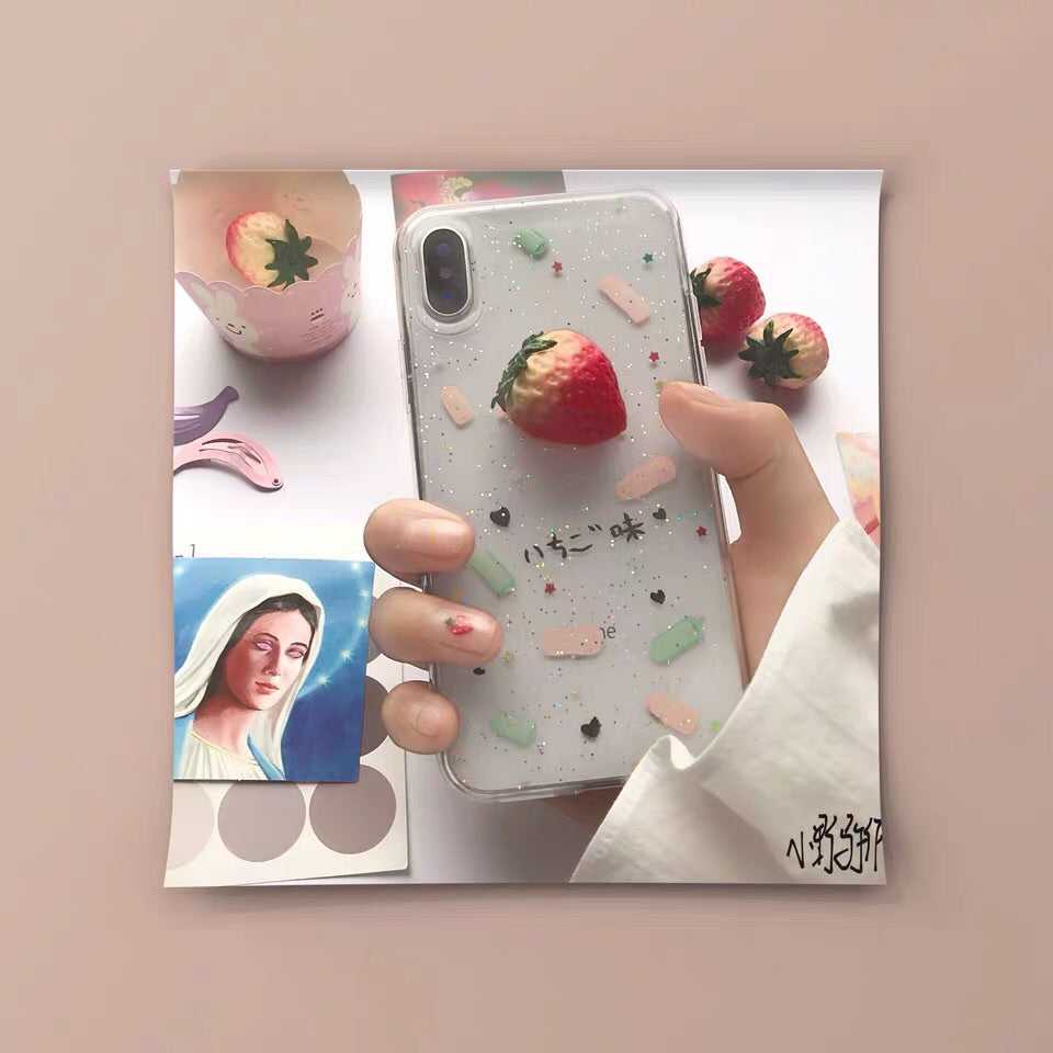 Strawberry 3D Epoxy iPhone Case 🍓